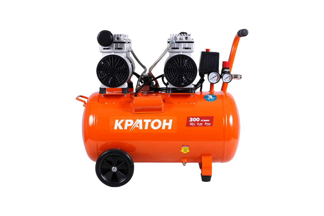 Компрессор с прямой передачей безмасляный Кратон AC-300-50-OFS